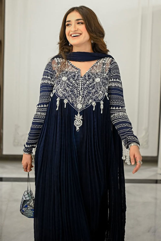 Picture of Maria Haseeb In Salomi Blue